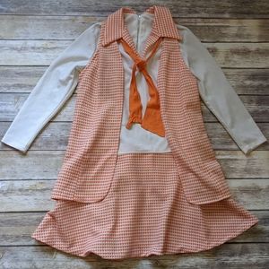 Vintage 60s Mod Dress With Vest